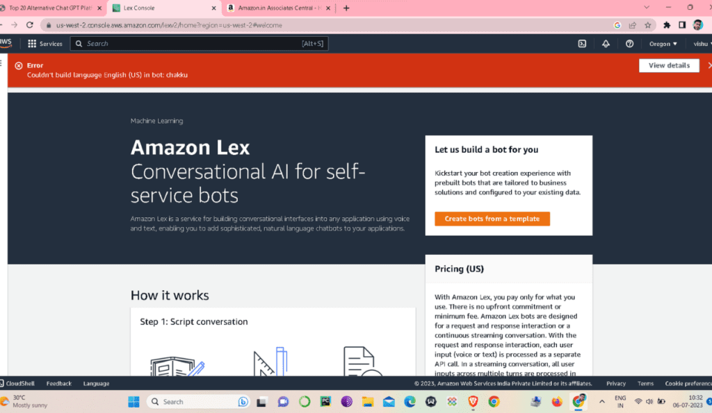 Amazon Lex - Conversational Interfaces Powered by Alexa