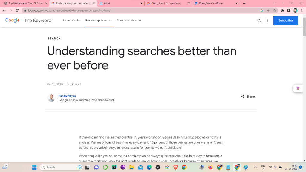 BERT - Empowering Search with Google's Bidirectional Encoder
