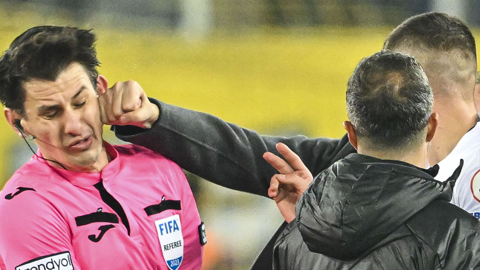 Turkish Referee Punched